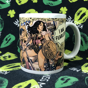 美国进口正义联盟神奇女侠wonderwoman漫画系列陶瓷水杯礼物杯子
