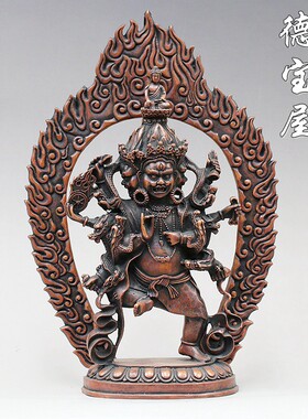 秽迹金刚铜佛身大力威怒法像摆件