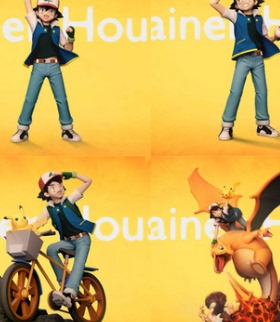 【补款】Trainer House 比例1/20 小智OP扶帽自行车喷火龙