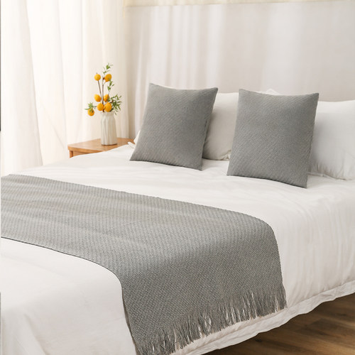 床尾盖巾床旗床尾巾酒店定制