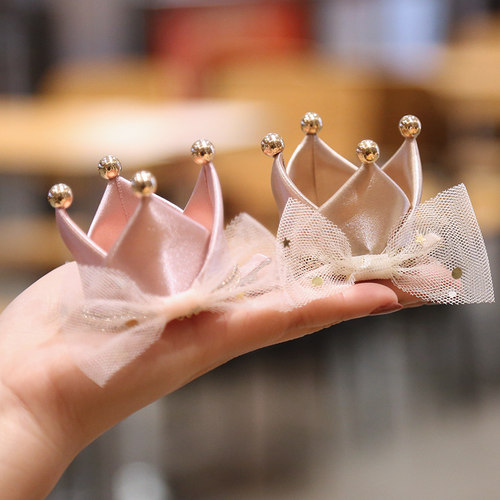 童趣豆1-10岁可爱女皇冠发夹