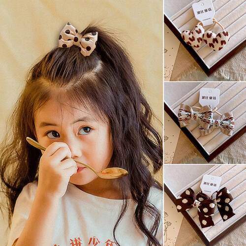 儿童发圈女宝宝蝴蝶结头饰可爱