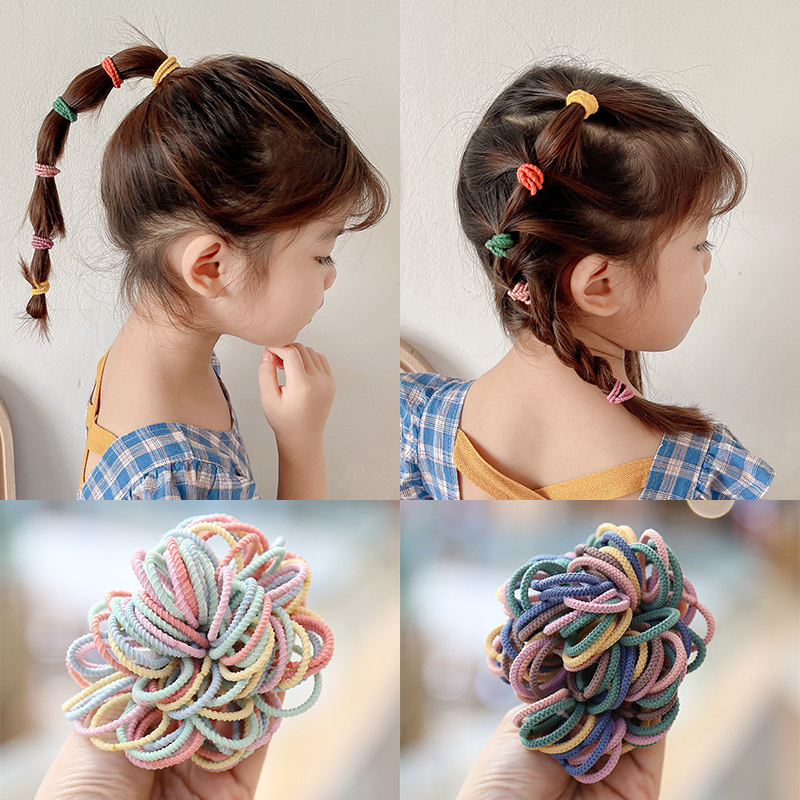 儿童发饰皮筋不伤发头绳小女孩发圈宝宝头花发绳扎头发女童头饰,童装/婴儿装/亲子装,发饰,淘宝优惠券,粉丝福利购,淘宝优惠卷