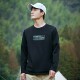 纯棉长袖 T恤春秋新款 青年潮牌时尚 拓路者男士 字母印花圆领打底衫