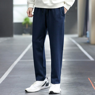 拓路者男休闲裤春秋直筒裤拉链口袋运动裤纯色学生棉质大码男裤