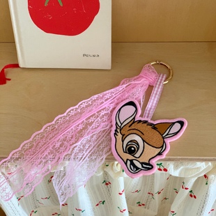 Becheers 独家定制 可爱童趣挂件 小鹿斑比刺绣挂件