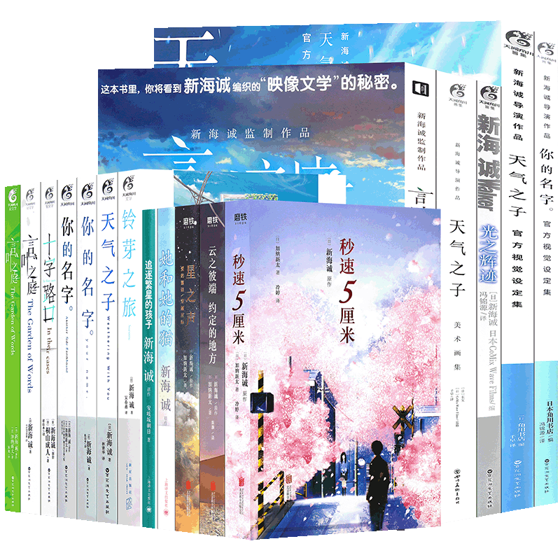 正版新海诚作品集套装20册
