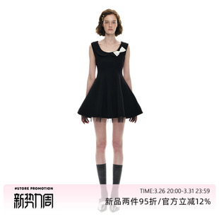 Romance 蝴蝶结收腰连衣裙千金感蓬蓬裙 Nanci3.26日20点