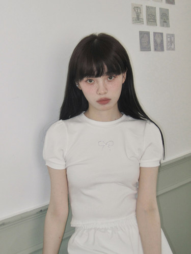 短袖甜酷常规贴钻棉女