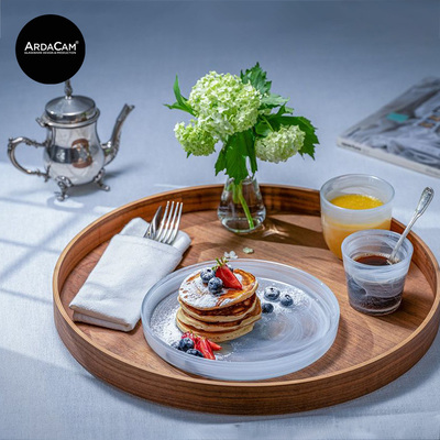 土耳其进口轻奢欧式玻璃果盘餐盘