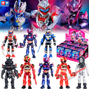 铠甲勇士星耀明星版炎龙侠正版手办模型第一弹拼装积木人玩具盲盒