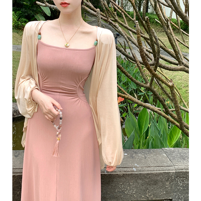Fdress寄信 康赛妮抗菌 夏针织薄款开衫慵懒防晒上衣中长款外套女