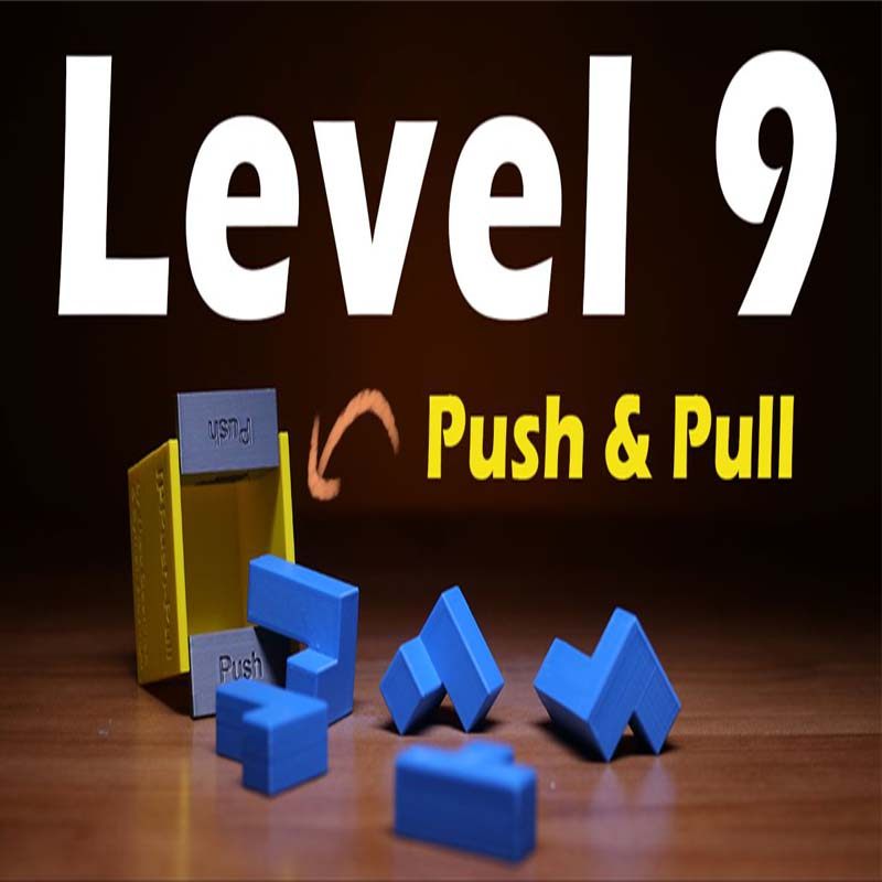 【GM同款】push pull 五块立方体拼图3D解谜玩具益智脑力开发挑战