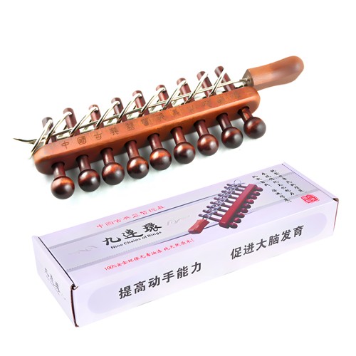 九连环智力解锁解扣解环九宫格积木益智力玩具休闲办公室解压玩具