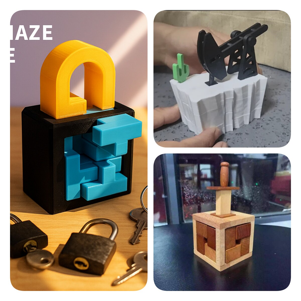 《钥匙陷阱》异形puzzle高难度益智玩具儿童成人61儿童节礼物3D