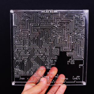 拼图异形透明地狱拼图超难烧脑亚克力迷宫拼图puzzle自虐异形拼图