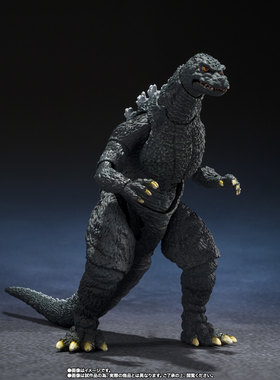 有货万代SHMonsterArts哥斯拉二世&戴斯特洛伊亚进化套装可动手办