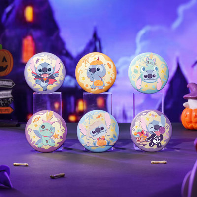 正版 三月兽原创 迪士尼 Happy Halloween系列 吧唧徽章盲盒