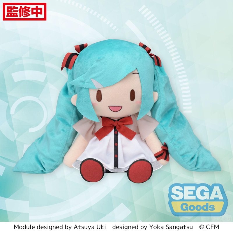 有货 SEGA世嘉 初音未来 歌姬计划 MEGA39 闪耀 fufu毛绒玩偶