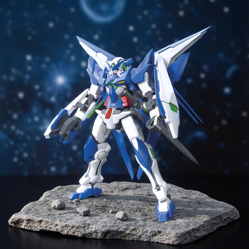 有货 万代 HG 1/144 惊异能天使高达 拼装模型图片