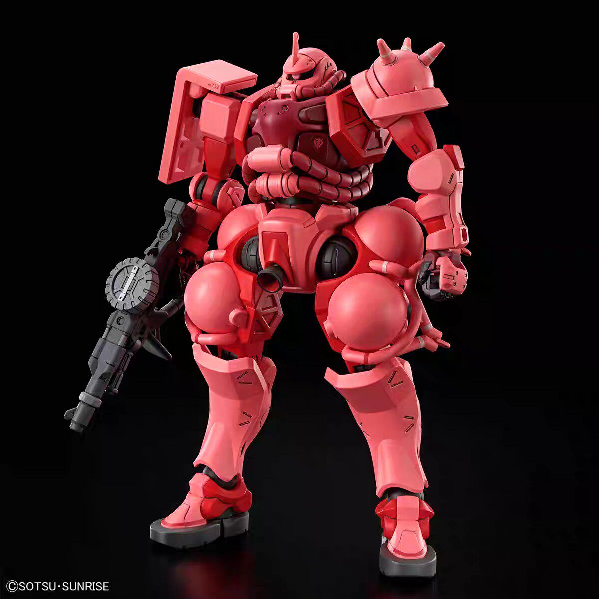 万代 HG 1/144 夸克斯 GQXXXXX 夏亚专用 红扎古 拼装模型