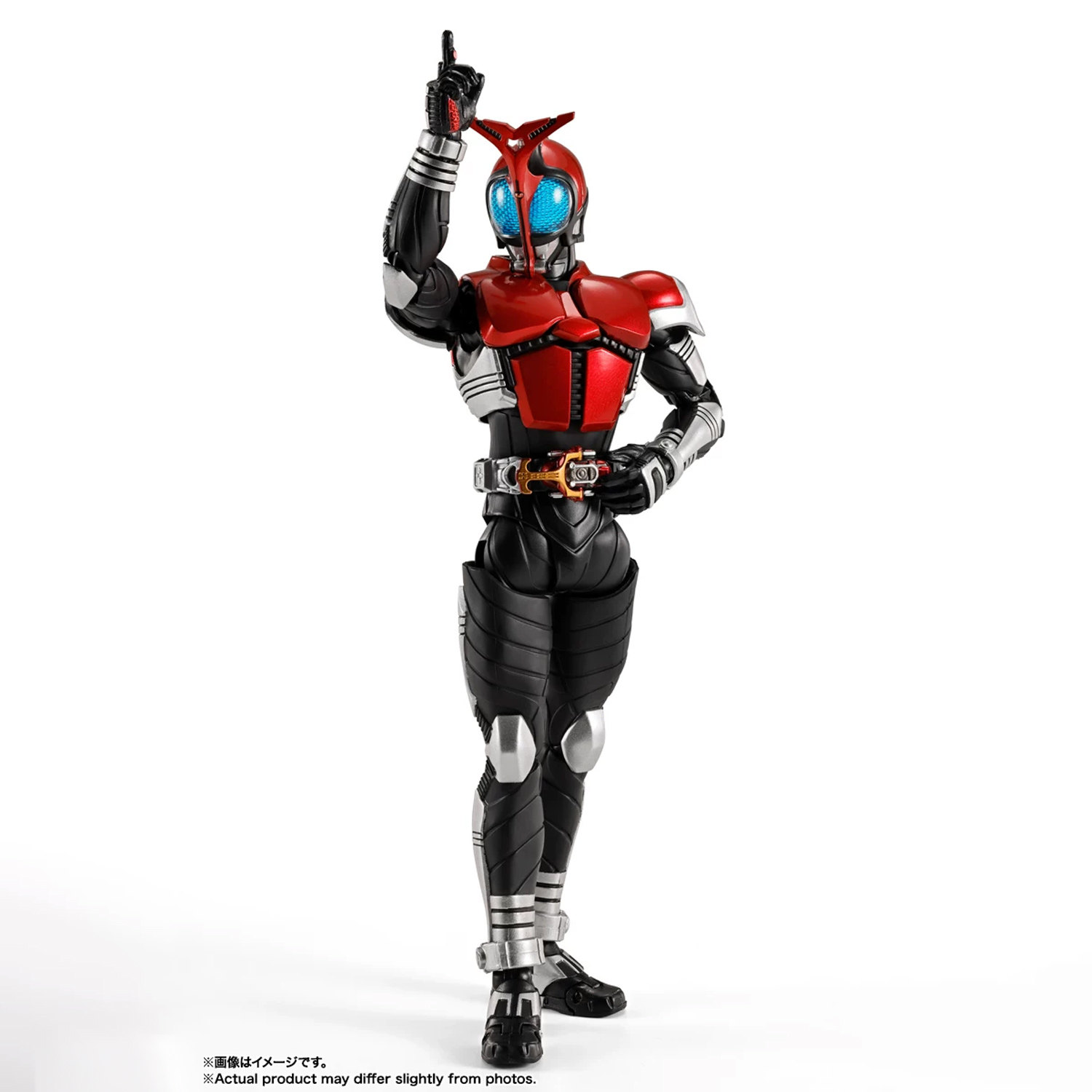 有货 万代 SHF 真骨雕 假面骑士甲斗王骑士形态 20周年 可动手办图片