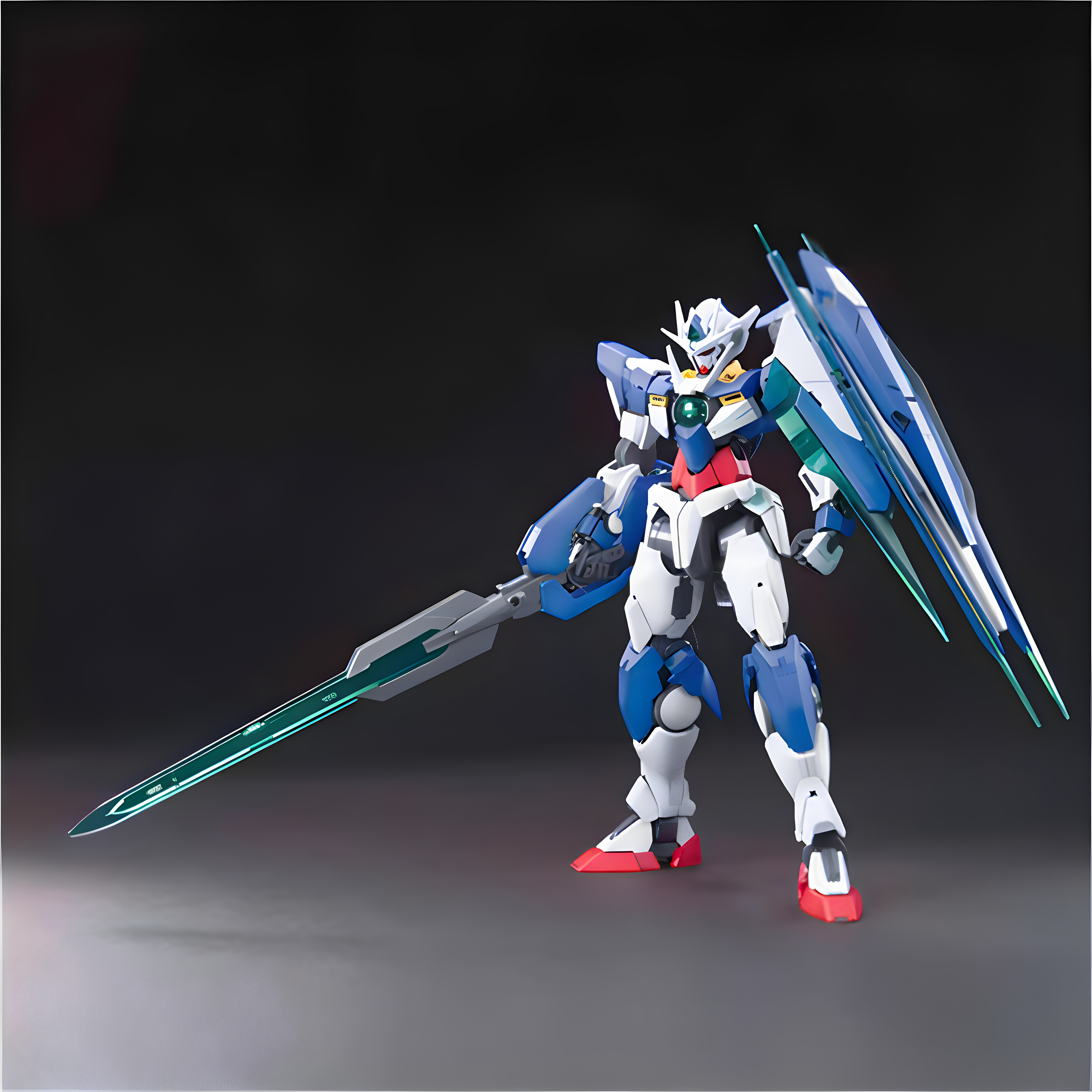 有货 万代 MG 1/100 GNT-0000 量子型 00Q高达 拼装模型
