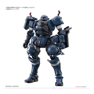 有货 万代 HG 1/144 GquuuuX G夸克斯 军警扎古 拼装模型