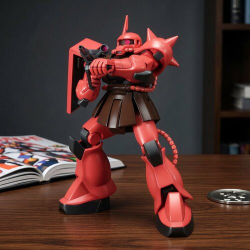 有货 万代 HGUC 1/144 032 夏亚专用 红扎古2 拼装模型
