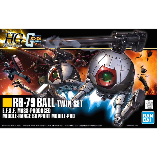 有货 万代 HGUC 1/144 114  RB-79 铁球双胞胎套装 高达 拼装模型