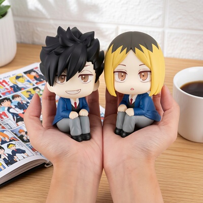 有货 Megahouse 排球少年 Look Up 黑尾铁朗 孤爪研磨 Q版手办