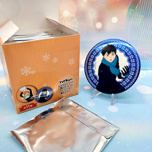 有货 日本正版 排球少年玩雪ver打雪仗徽章吧唧盲盒 周边谷子