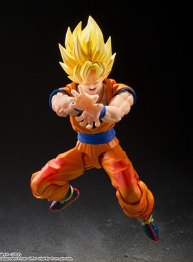 万代 SHF 龙珠Z 超级赛亚人 孙悟空 决战开幕 可动 手办模型