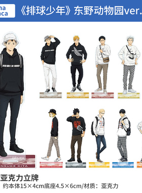 日本正版Amnibus 排球少年 东野动物园ver.BIG亚克力立牌周边谷子