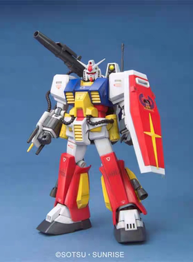 万代 正品 MG 1/100 元祖高达 狂四郎 PF-78-1 完美高达 拼装模型