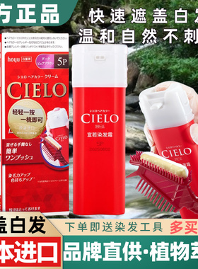 日本进口原装美源染发膏宣若CIELO染发剂植物纯女正品品牌