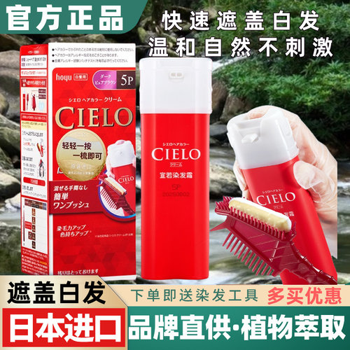 日本进口原装美源染发膏宣若