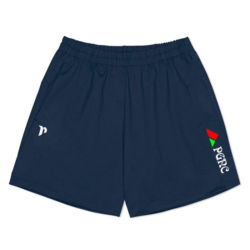 2025新韩国新款羽毛球下装男女短裤黑兰色速干透气跑步打球运动裤