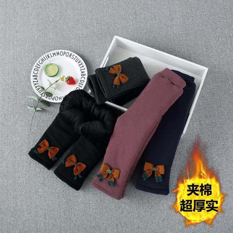 童装秋冬儿童保暖裤加厚加绒冬棉裤女童糖果色棉裤宝宝毛裤打底裤