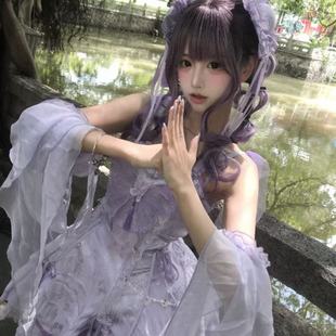 现货化蝶JSK SPLolita国风中华风洛丽塔原创多色吊带仙少女连衣裙