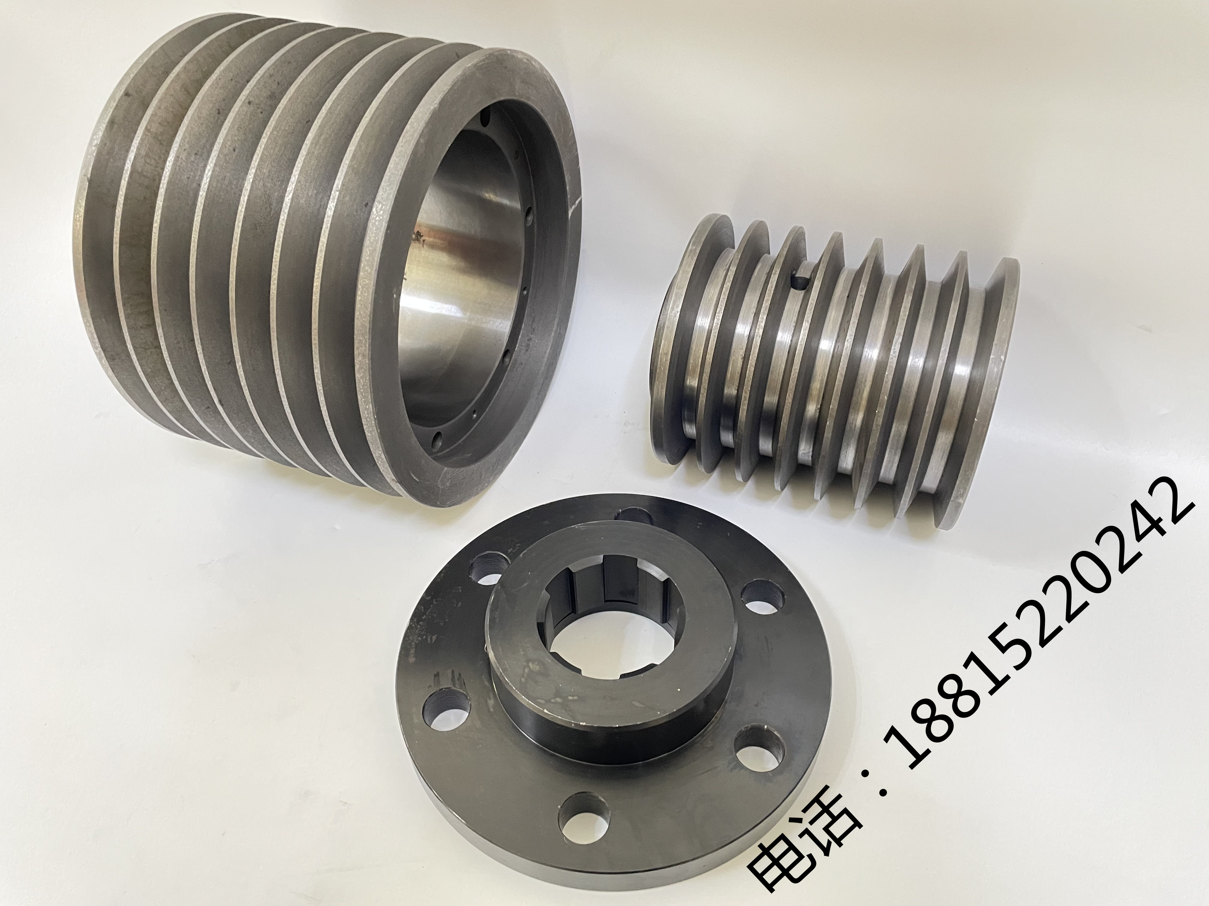上海机床厂外圆磨床1350/1450主轴/电机皮带轮花键盖/销子/减震垫