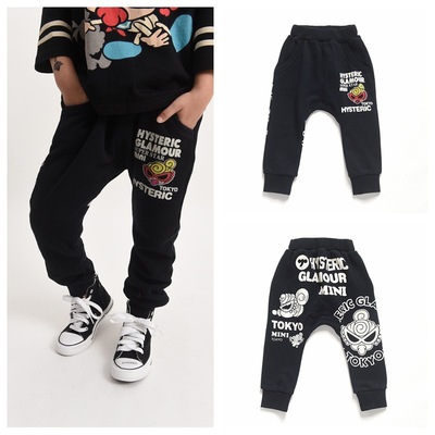 男童女宝时尚卫裤2023春秋纯棉