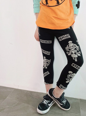 女童纯棉七分裤打底裤