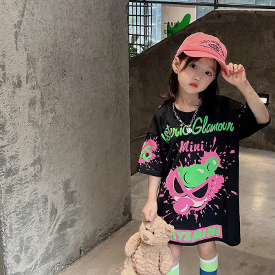 女童中长款亲子装时尚半袖