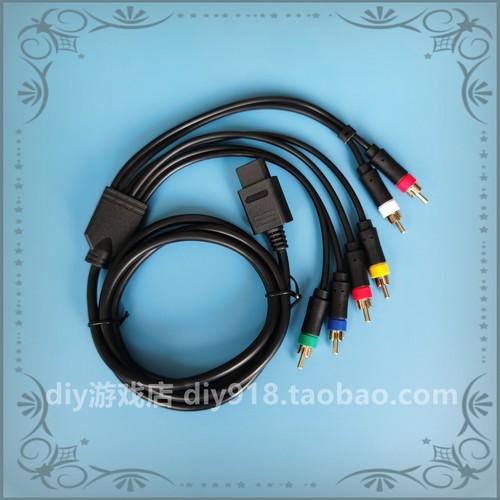 SFC游戏机RGBS线非色差分量线