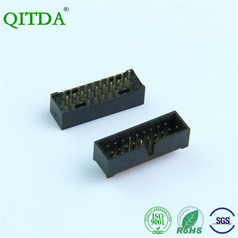 usb3.0 IDC 20pin公头20P电脑主板插座公座间距2.0插板板端排针