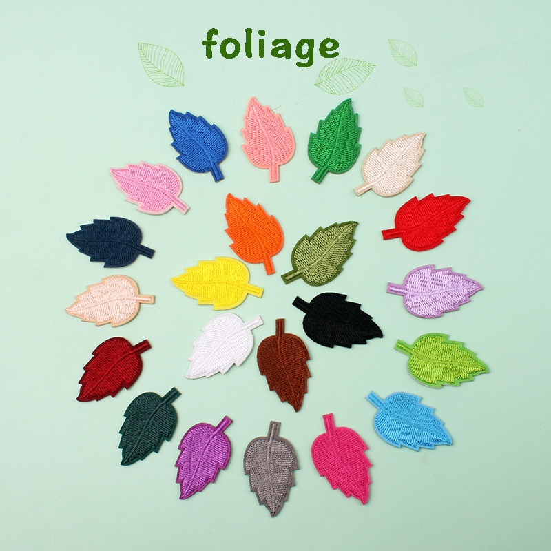 自粘叶子布贴刺绣补丁羽绒补洞裤子鞋子包包修补免烫装饰贴花修补,居家布艺,布贴,淘宝优惠券,粉丝福利购,淘宝优惠卷