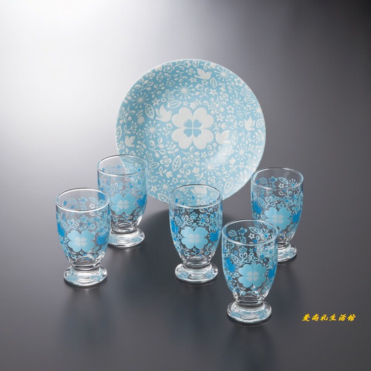 日本 UTSUWA KOBO 玻璃杯陶瓷器盤禮盒套裝進口日式餐具居家日用