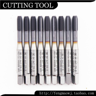进口二手丝攻日本OSG HSS-CO M6X1 镀钴挤压丝锥盲孔攻铜铝不锈钢