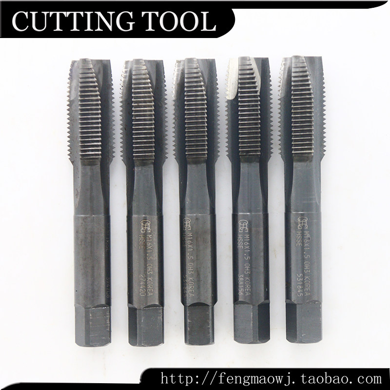 进口二手丝攻日本OSG HSSE OH3 M16X1.5氮化先端螺尖丝锥用于盲孔